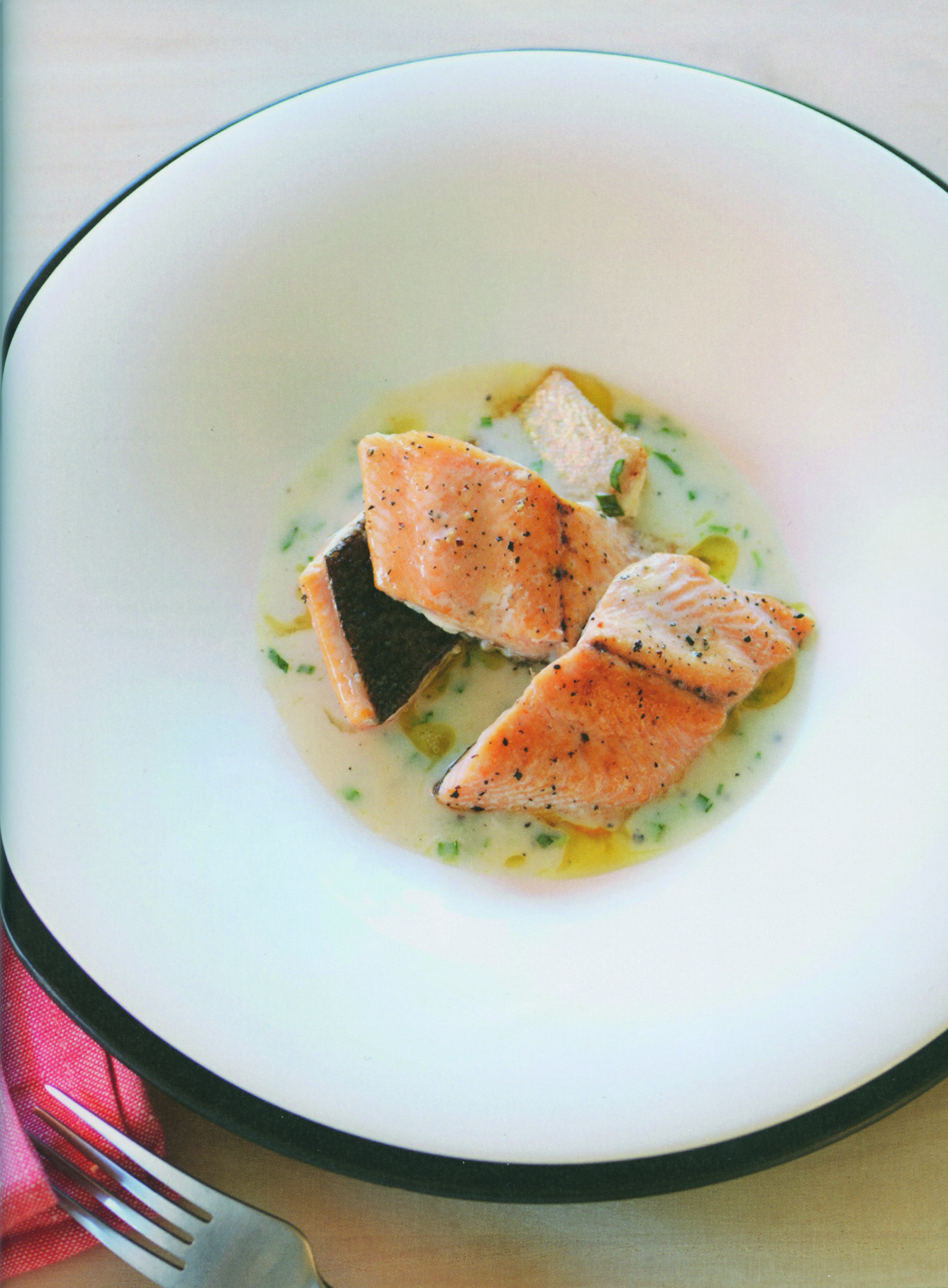 Filets de truite sauce à l'estragon