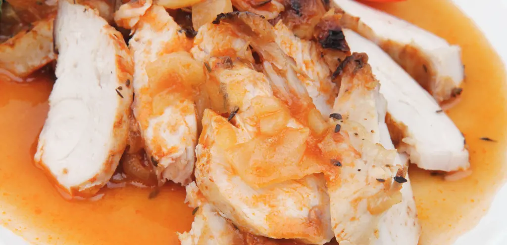 Scaloppine al limone et risotto aux oignons primeurs