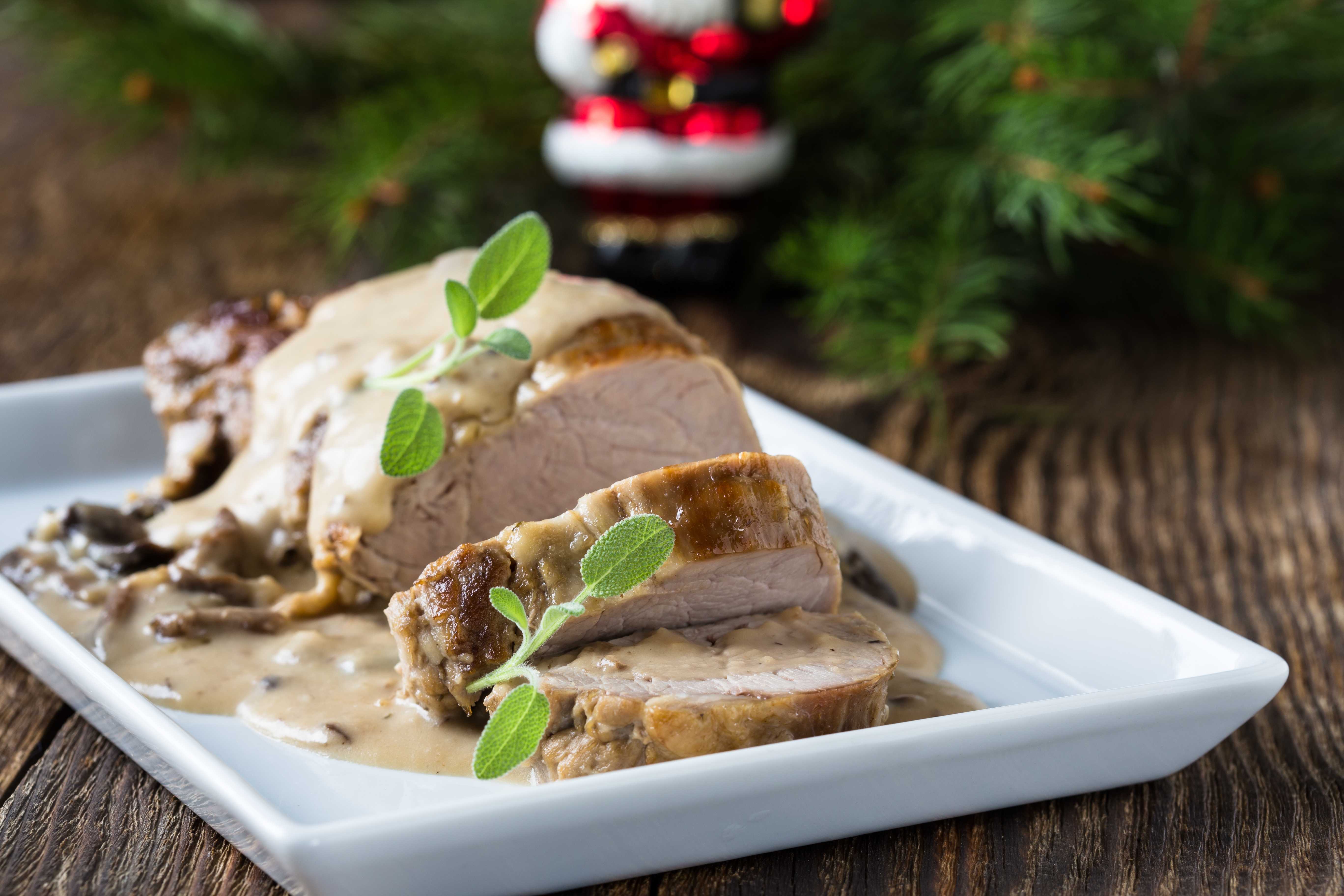 Escalopes à la crème au four