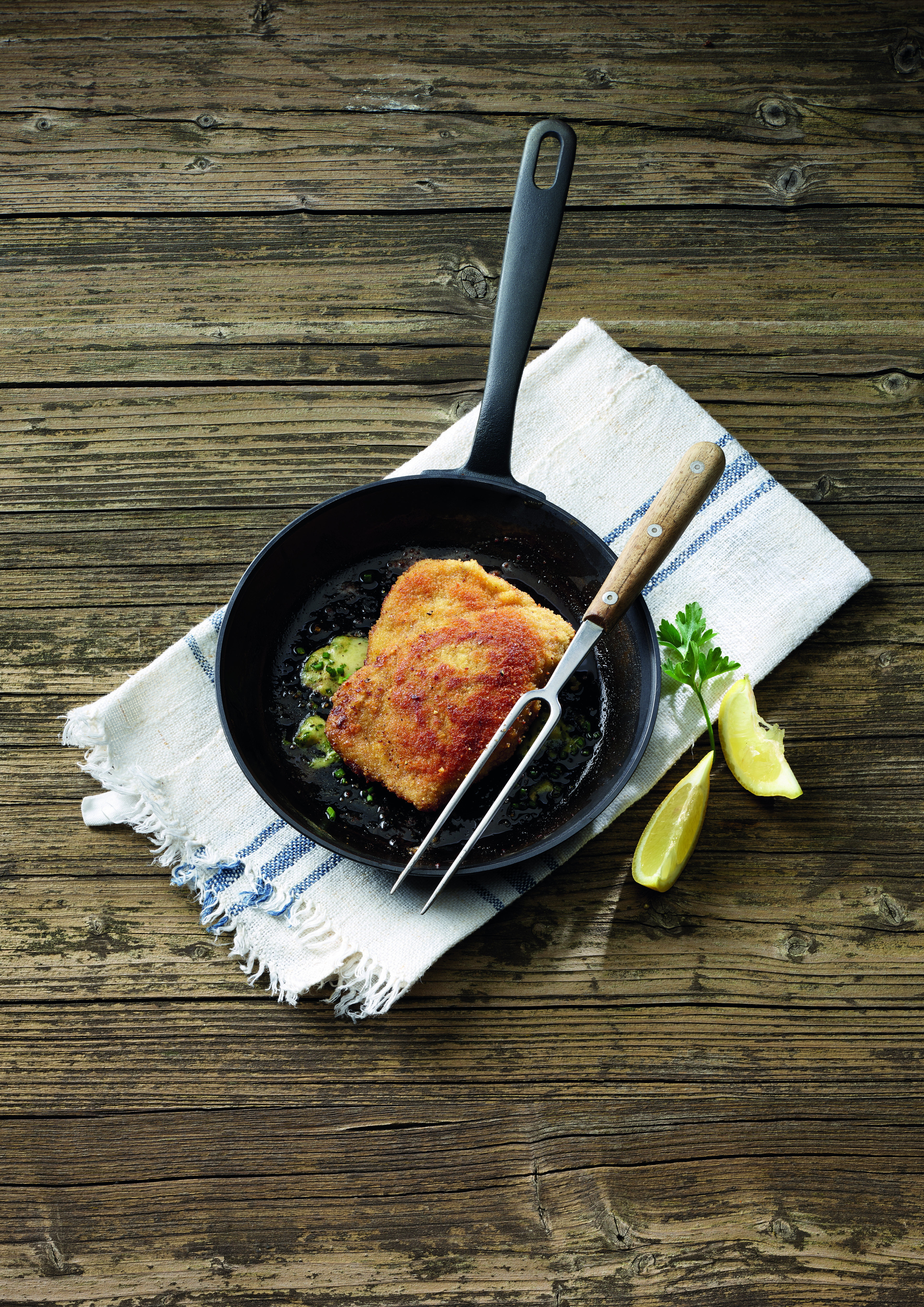 Cordons-bleus de veau et farce fromage-moutarde
